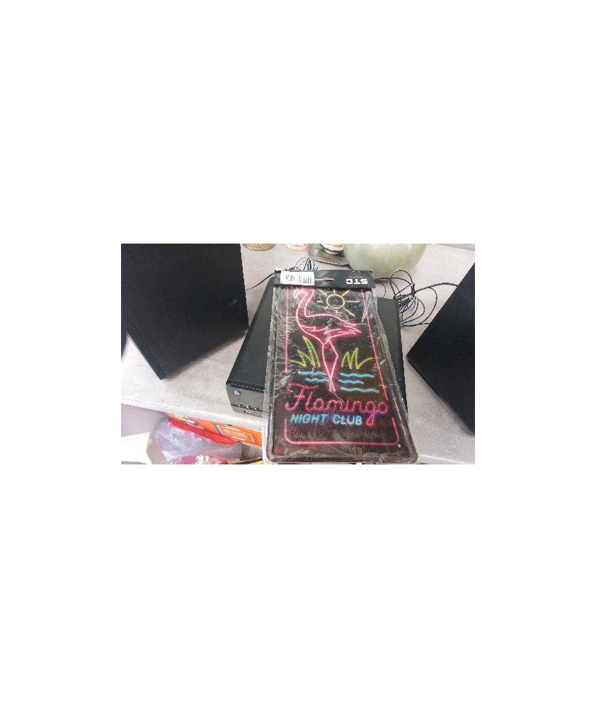 DECO PLAQUE FLAMINGO