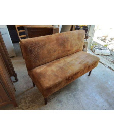 BANQUETTE MICRO FIBRE COULEUR MARON 