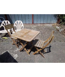 PETITE SALON DE JARDIN PLIABLE 