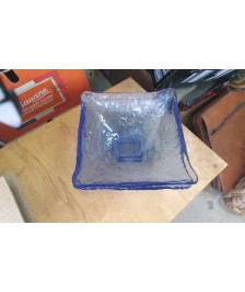 SALADIERS VERRE BLEUS X2