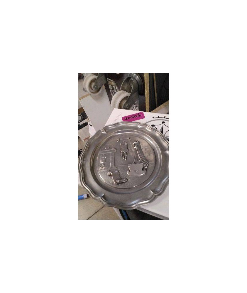 DECO ASSIETTE ETAIN