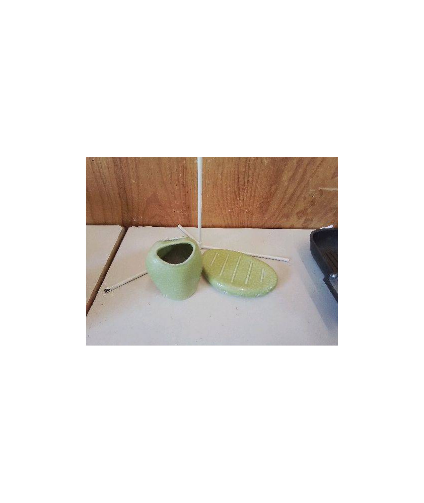 DUO PORTE SAVON VERT