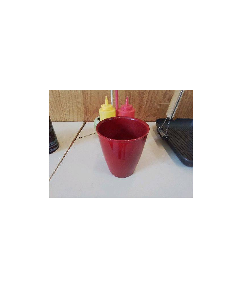 CACHE POT ROUGE 