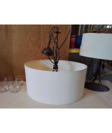 SUSPENSION ABAJOUR BLANC 