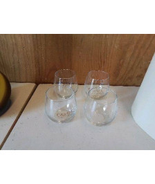 LOT DE 4 VERRE À WHISKY CARDHU