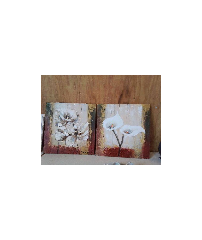 CADRE DECO MOTIF FLORAL 
