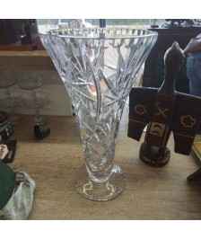 VASE CRISTAL TAILLÉ 