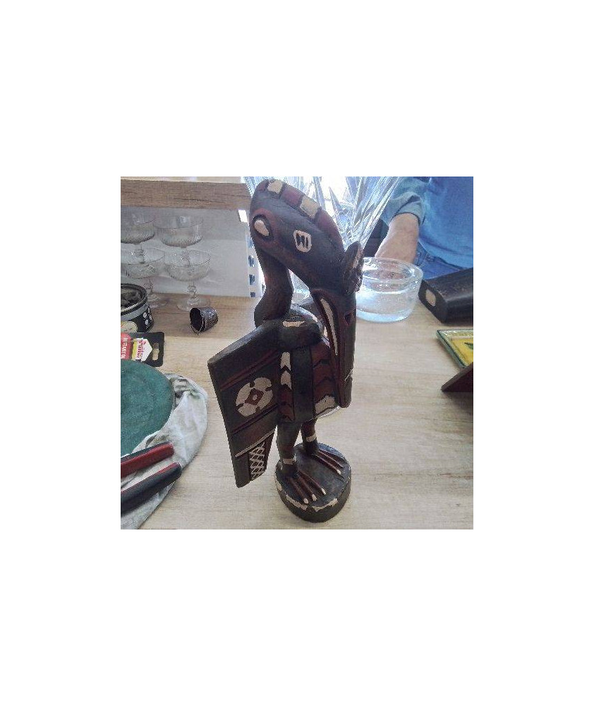 FIGURINE BOIS OISEAU