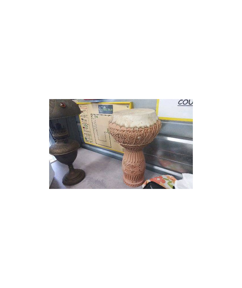 DECO DJEMBE TERRE CUITE