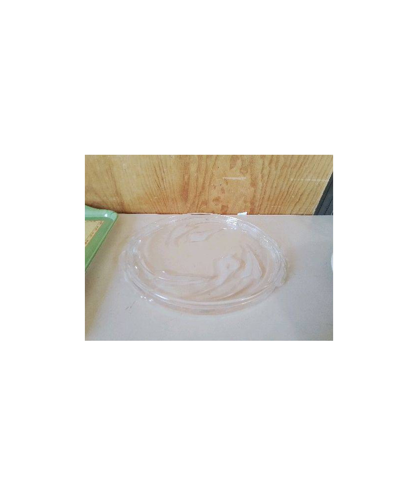 PLATEAU ROND EN VERRE 