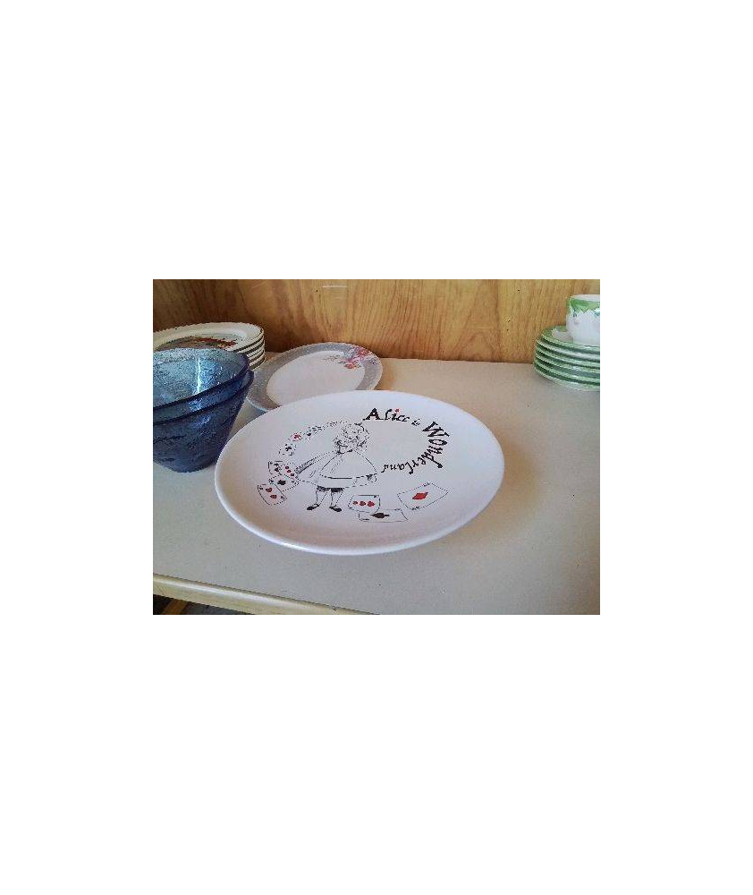 PRESENTOIRE À GÂTEAU ALICE AU PAYS DES MERVEILLES 