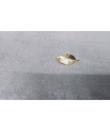 BROCHE FEUILLE DOREE 