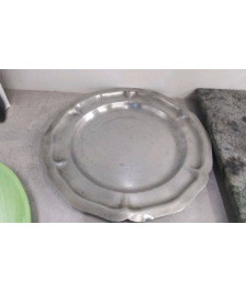 PLAT INOX ROND 