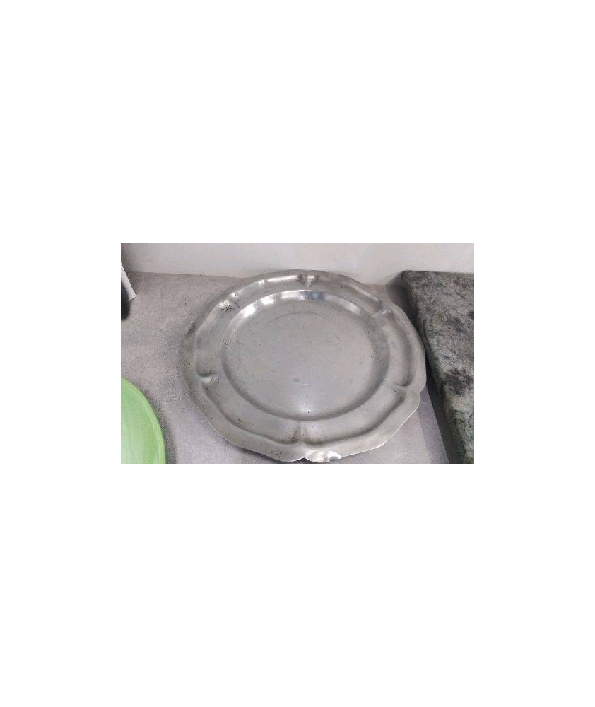 PLAT INOX ROND 