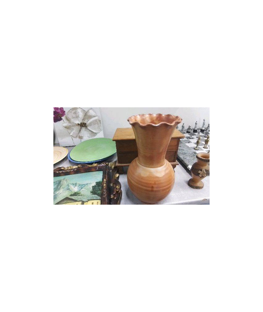 VASE MARRON 