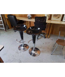 TABOURET DE BAR NOIR 