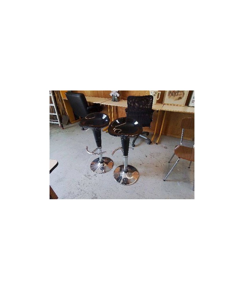 TABOURET DE BAR NOIR 