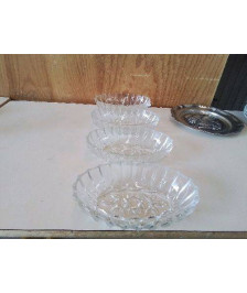 LOT DE 4 COUPELLE EN VERRE 