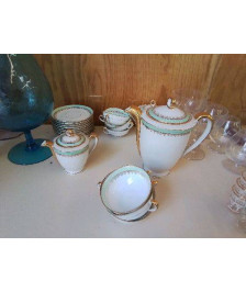 SERVICE À CAFÉ EN PORCELAINE 