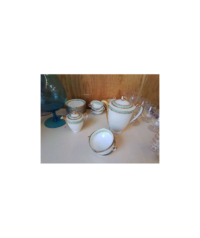 SERVICE À CAFÉ EN PORCELAINE 