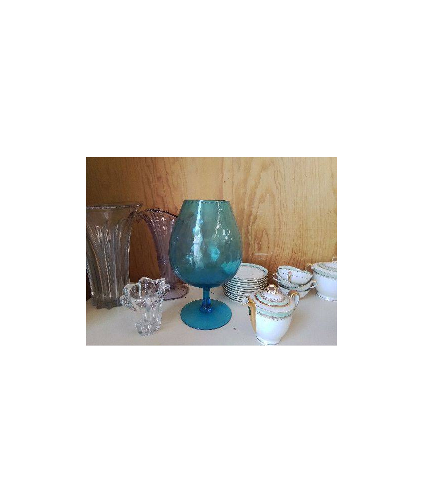 GRAND VERRE BLEU 