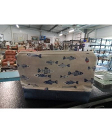 POCHETTE MATELASSÉE POISSON