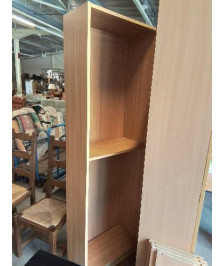 BIBLIOTHÈQUE BOIS CLAIR 5 NICHES 