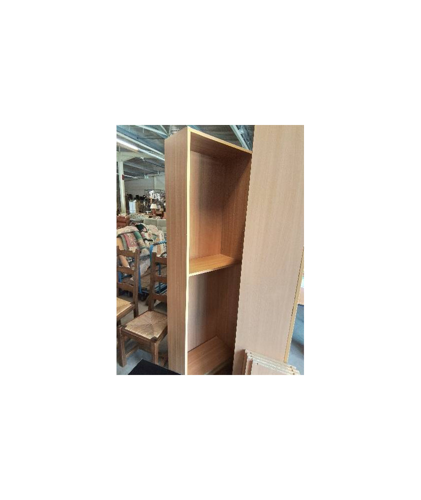 BIBLIOTHÈQUE BOIS CLAIR 5 NICHES 