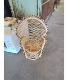  FAUTEUIL DE POUPEE  OSIER