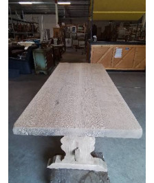 TABLE MONASTÈRE CHENE NATUREL 88X200X77