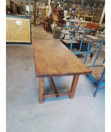 TABLE DE FERME CHENE 159X74X74,5