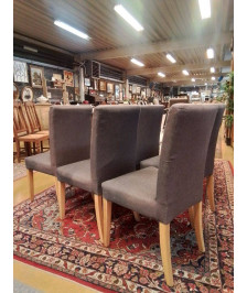 CHAISES LOT DE 6 EN L\'ETAT