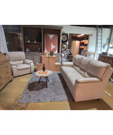 SALON ITALIEN  3+1 CUIR 1 RELAX ELECTRIQUE 