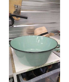 BASSINE EMAILLEE VERTE 