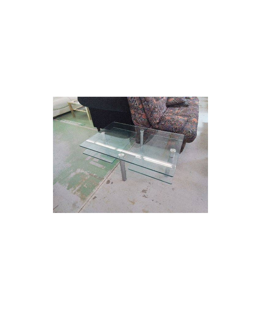 TABLE DE SALON EN VERRE DESIGN 2000’S