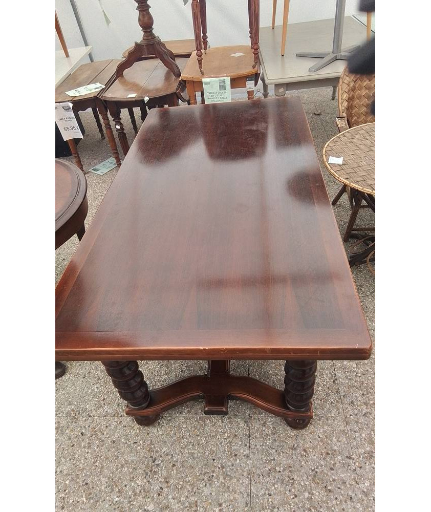 TABLE DE FERME 2 RALLONGES 