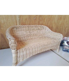 BANC DE POUPEE EN OSIER
