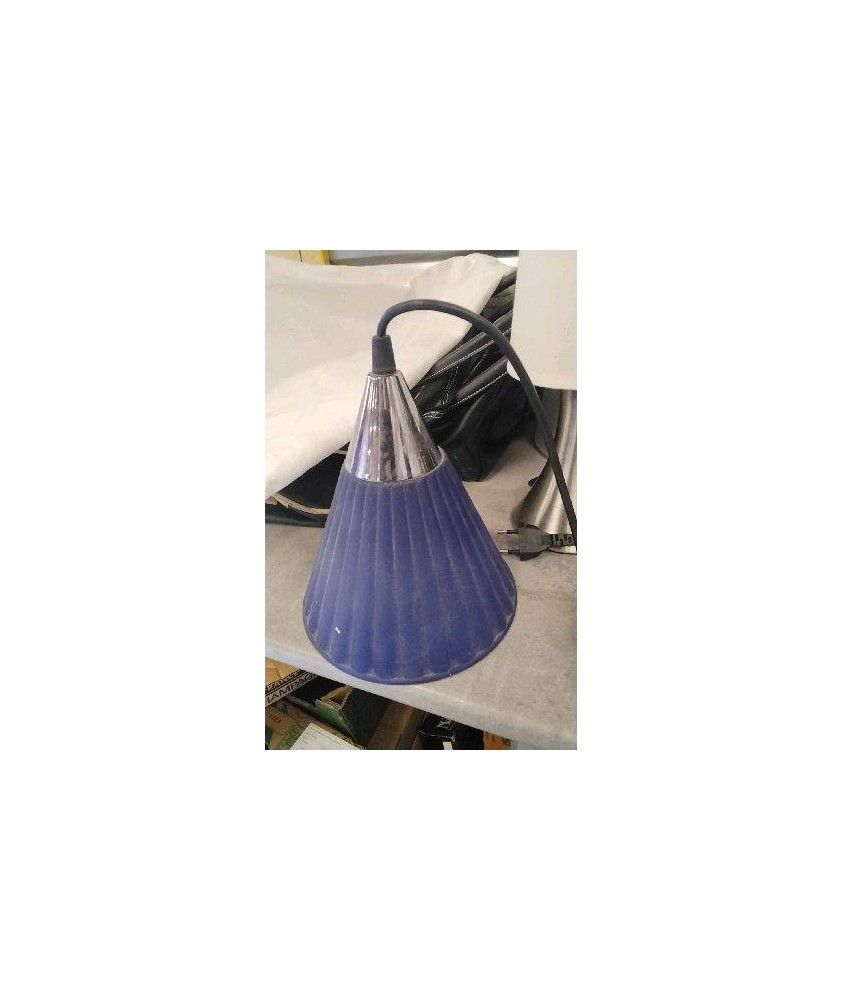 SUSPENSION VERRE BLEU