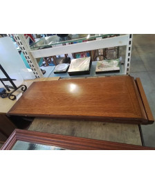 TABLE RECTANGULAIRE A ENTRETOISE PIEDS TOURNÉS 2 RALLONGES DE 40 CM
