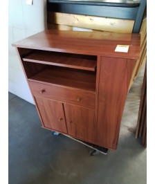BUREAU INFORMATIQUE 1 NICHE 1 TIROIR 2 PORTES 