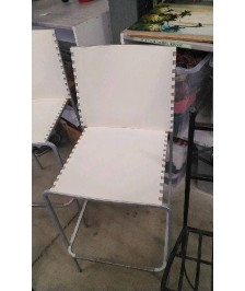 CHAISE HAUTE D’EXTÉRIEUR/ METAL- PVC ( EN L’ETAT)