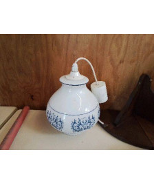 SUSPENSION OPALINE BLEU 