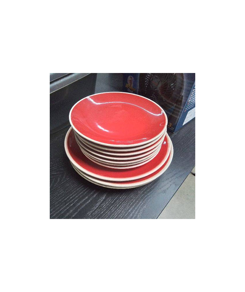 ASSIETTES ROUGES LE LOT