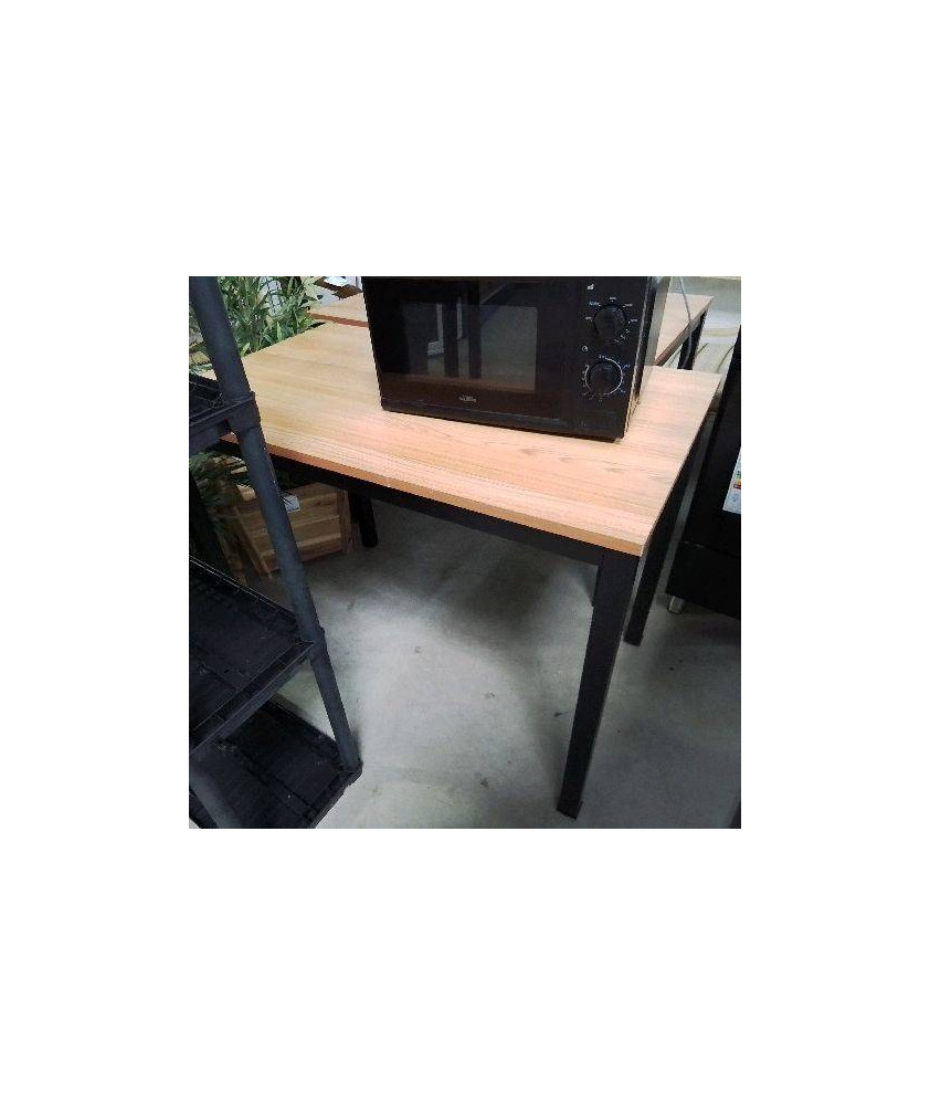 TABLE BOIS NOIR