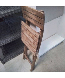 CHAISE PLIANTE BOIS