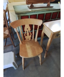 CHAISE SALOON BOIS CLAIR 
