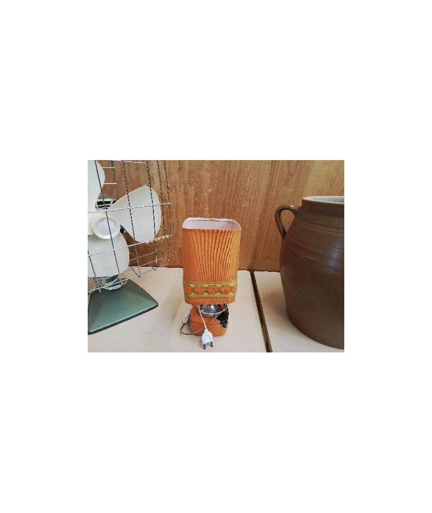 LAMPE VINTAGE ORANGE 