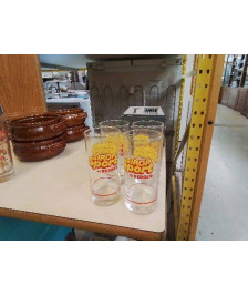 LOT DE 4 VERRES À JUS 