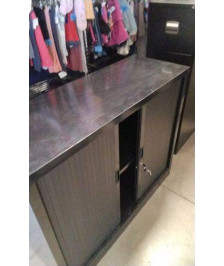 ARMOIRE METALLIQUE MI HAUTEUR - 2 PORTES