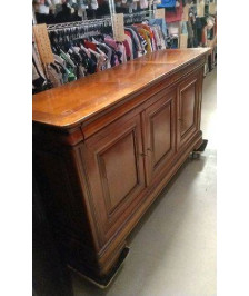 ENFILADE STYLE LOUIS PHILIPPE/ 3 PORTES 3 TIROIRS ( 1 SERRURE HS)